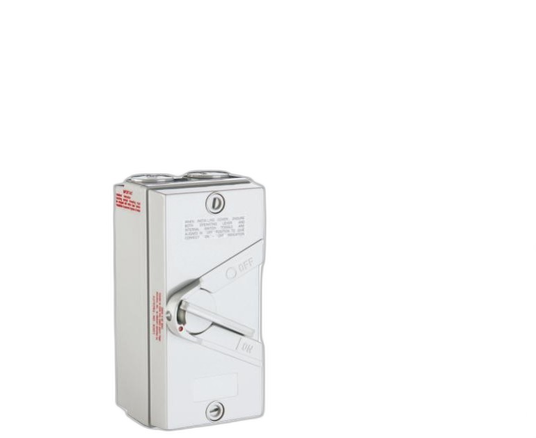 YELE Weatherproof Isolator Switch 2P