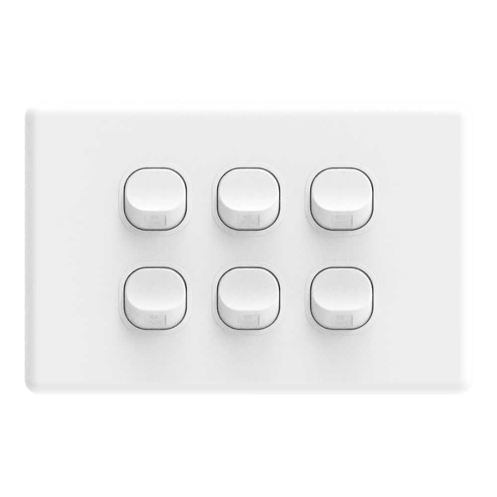YELE Slim(KS) Series 6 Gang Switch