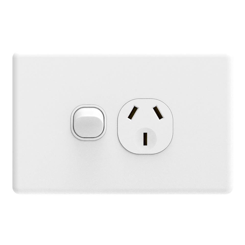 YELE Slim(KS) Series Single Power Point 15A
